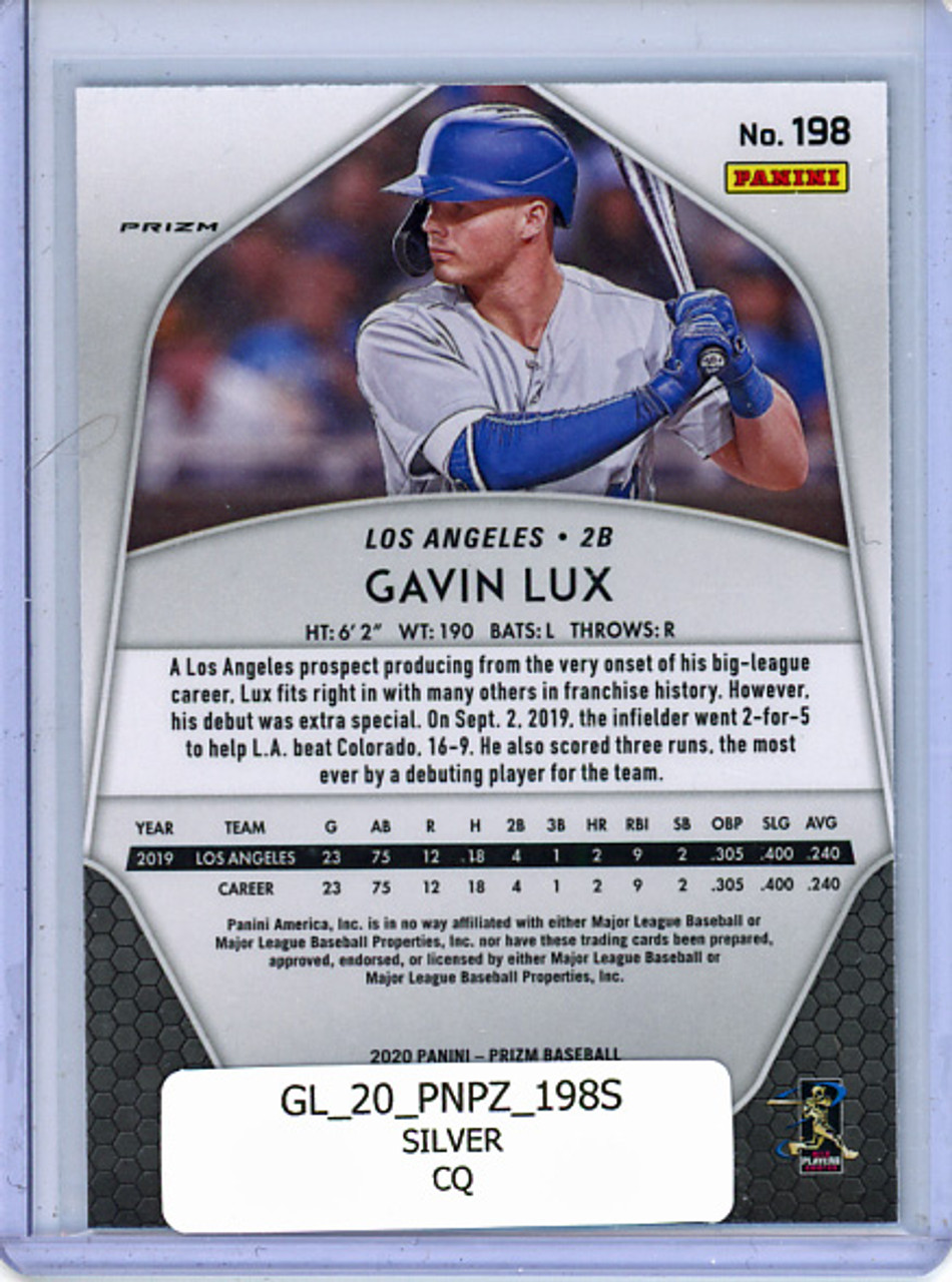 Gavin Lux 2020 Prizm #198 Silver (CQ)