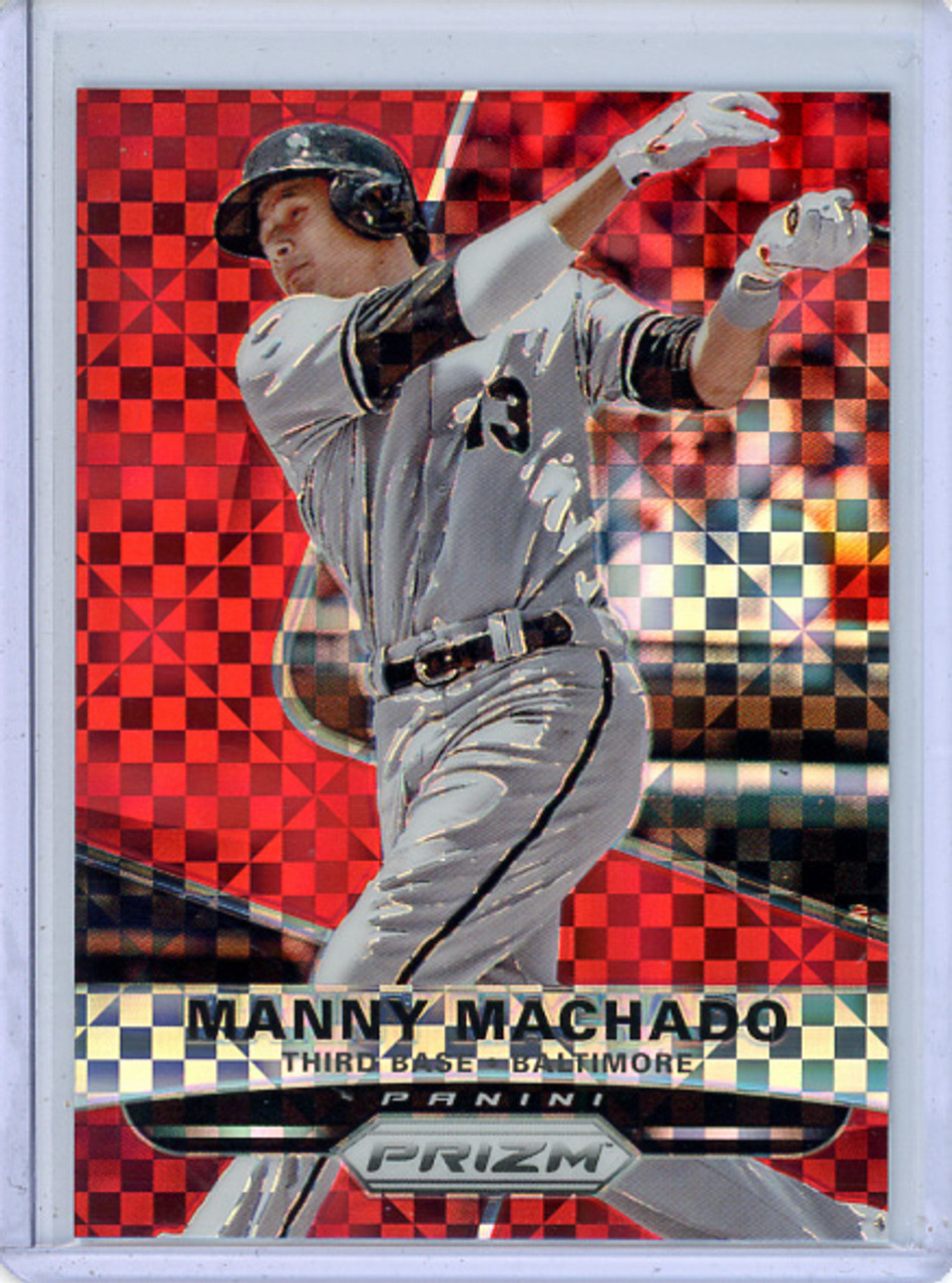 Manny Machado 2015 Prizm #106 Red Power (#021/125) (CQ)