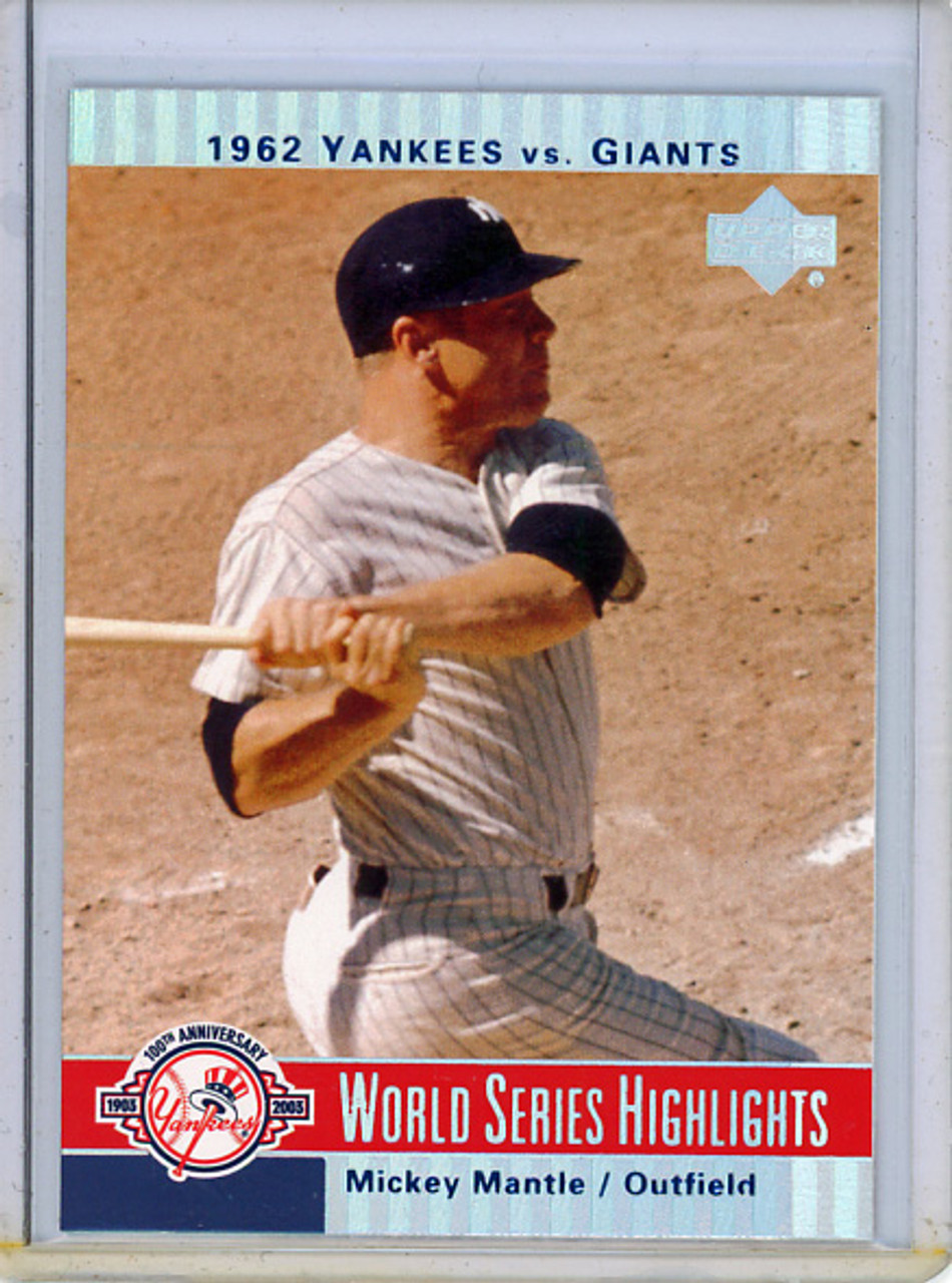 Mickey Mantle 2003 Upper Deck Yankees 100th Anniversary #20 (CQ)