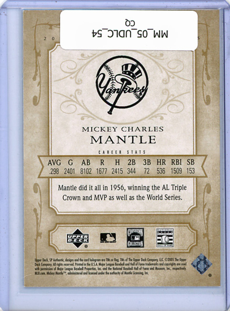 Mickey Mantle 2005 SP Legendary Cuts #54 (CQ)