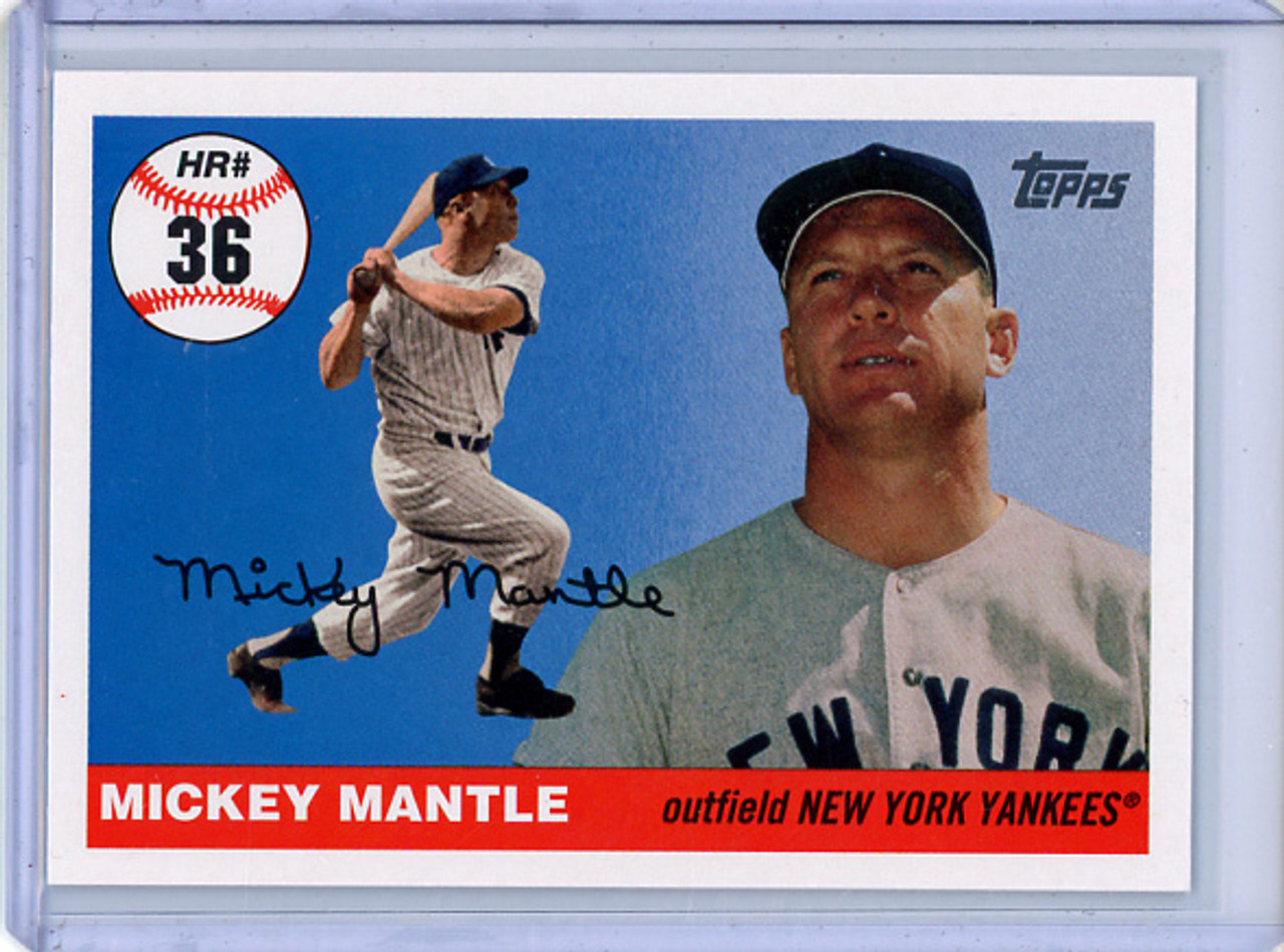 Mickey Mantle 2006 Topps, Mantle Home Run History #MHR36 (CQ)