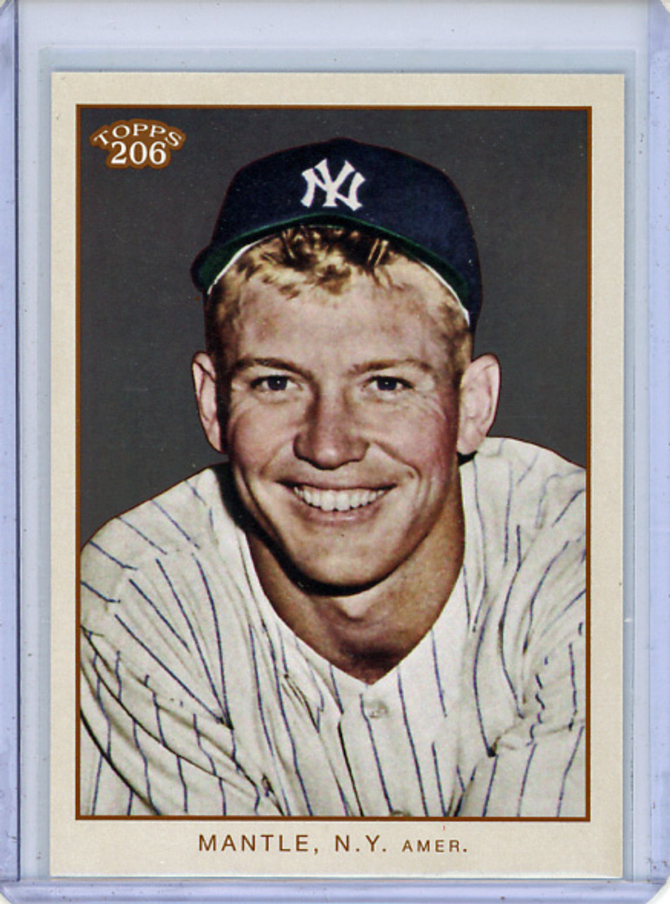 Mickey Mantle 2009 Topps 206, Checklists #6 (CQ)