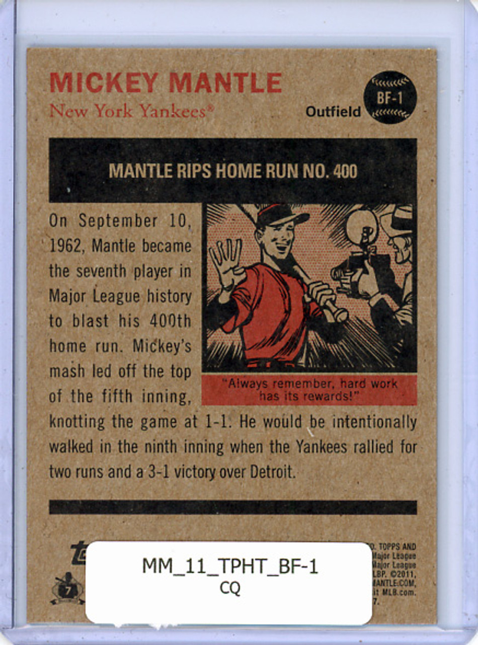 Mickey Mantle 2011 Heritage, Baseball Flashbacks #BF-1 (CQ)