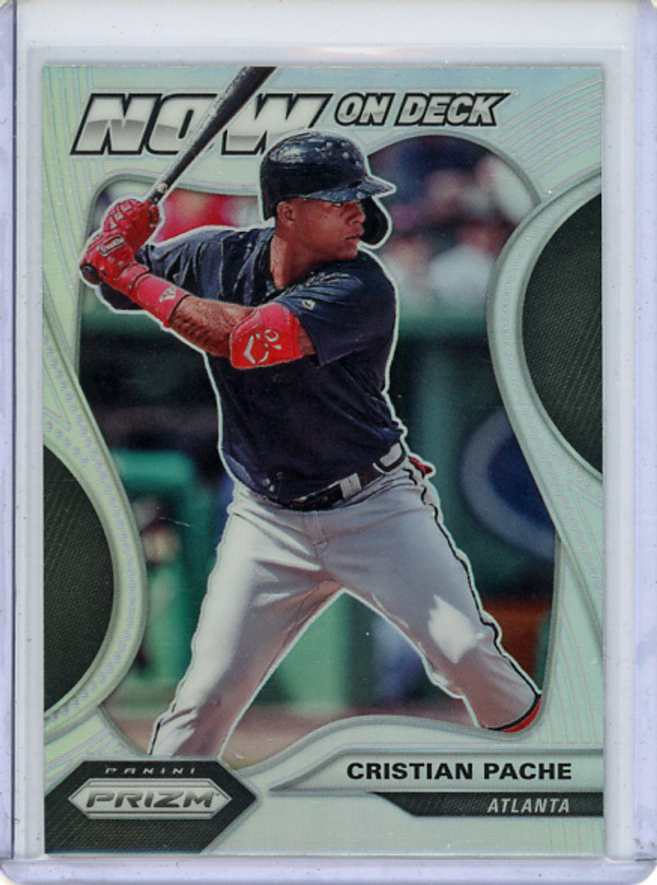 Cristian Pache 2020 Prizm, Now on Deck #NOD-5 Silver (CQ)