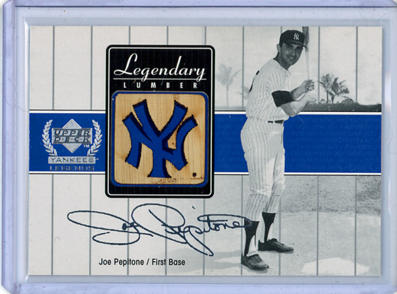 Joe Pepitone 2000 Upper Deck Yankees Legends, Legendary Lumber #JP-LL (1) (CQ)