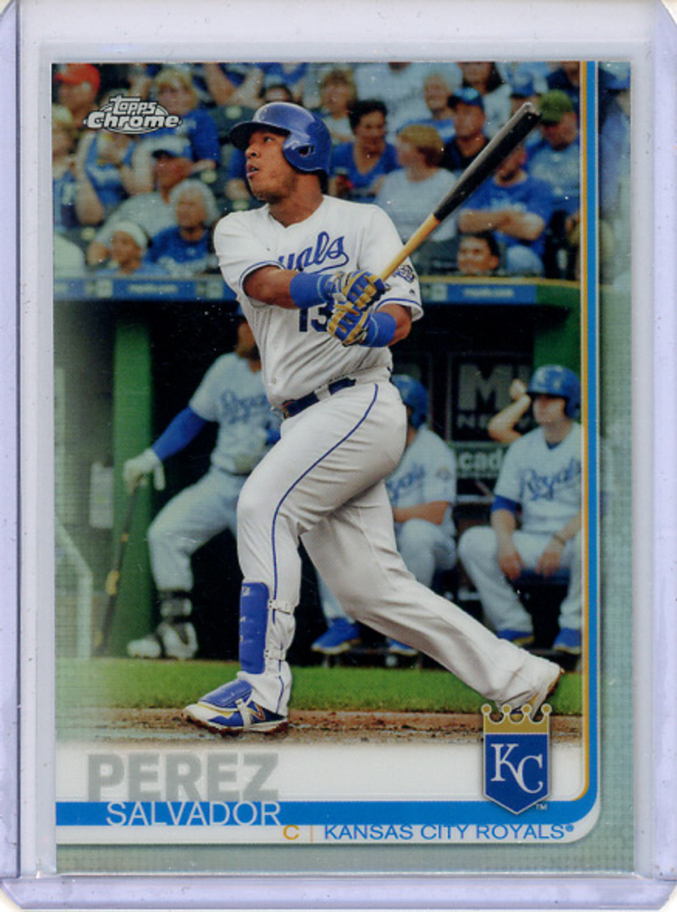 Salvador Perez 2019 Topps Chrome #198 Refractors (CQ)