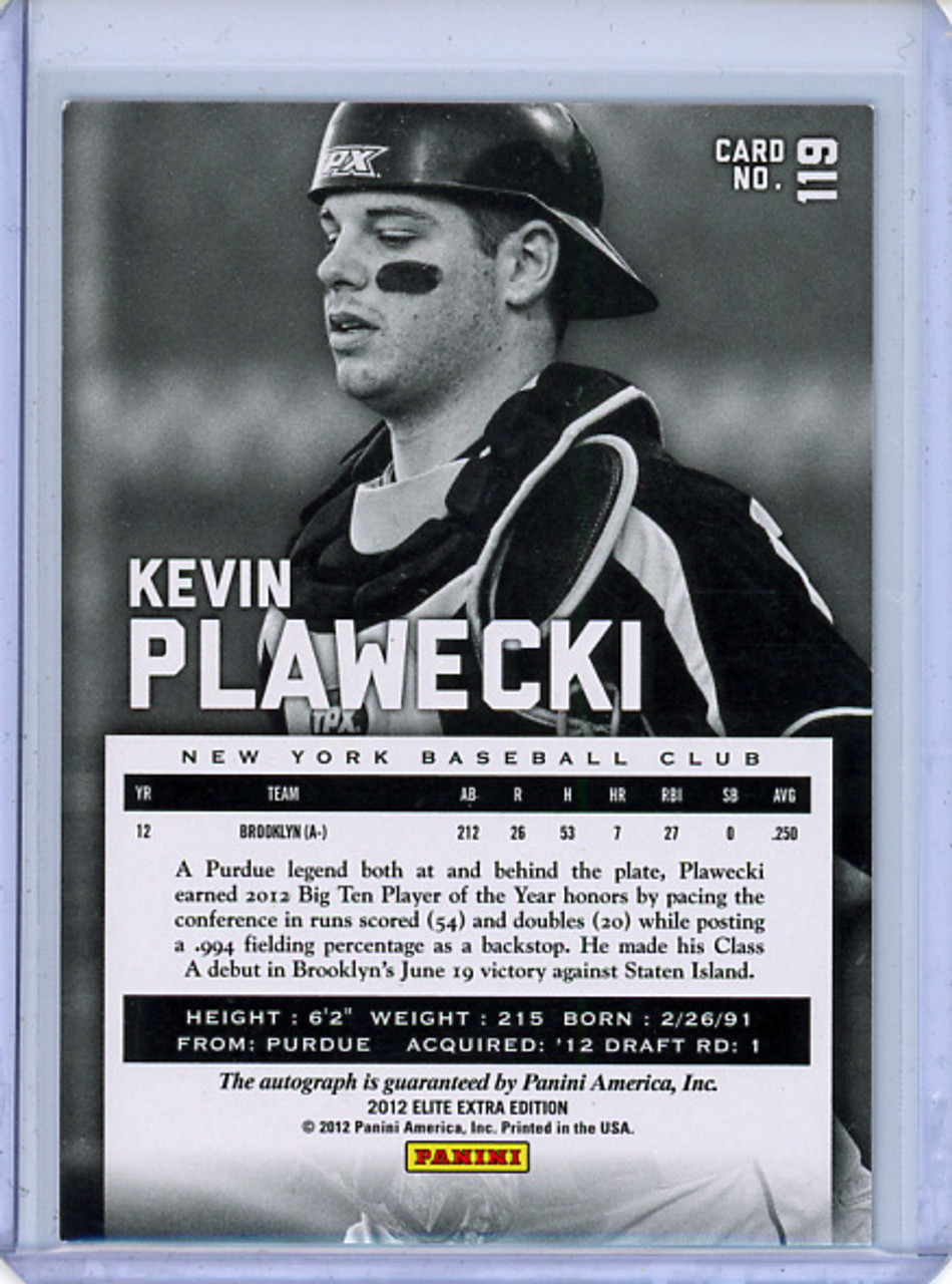 Kevin Plawecki 2012 Elite #119 Autographs (#023/344) (CQ)