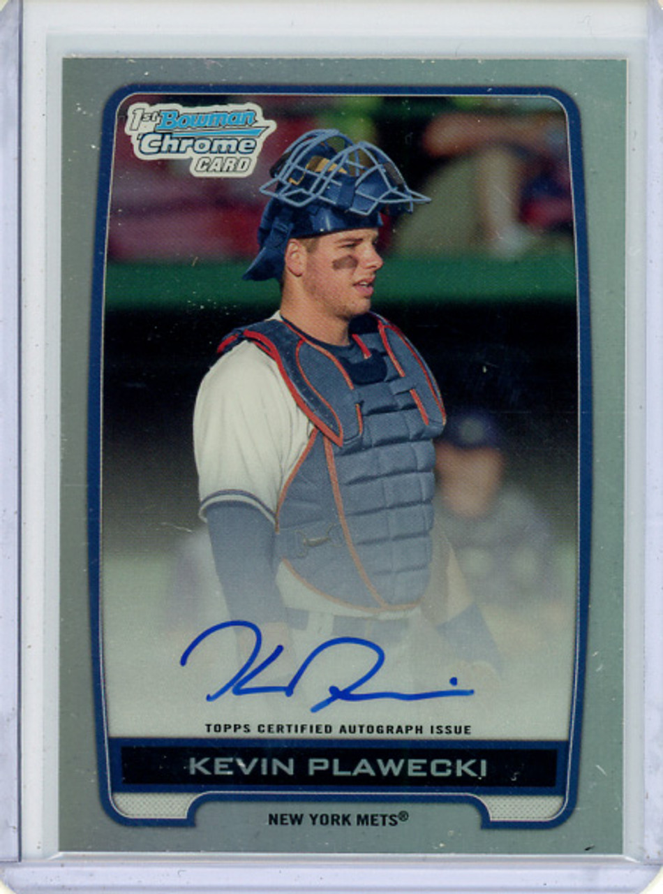 Kevin Plawecki 2012 Bowman Chrome Draft, Draft Pick Autographs #BCA-KP Refractors (1) (CQ)