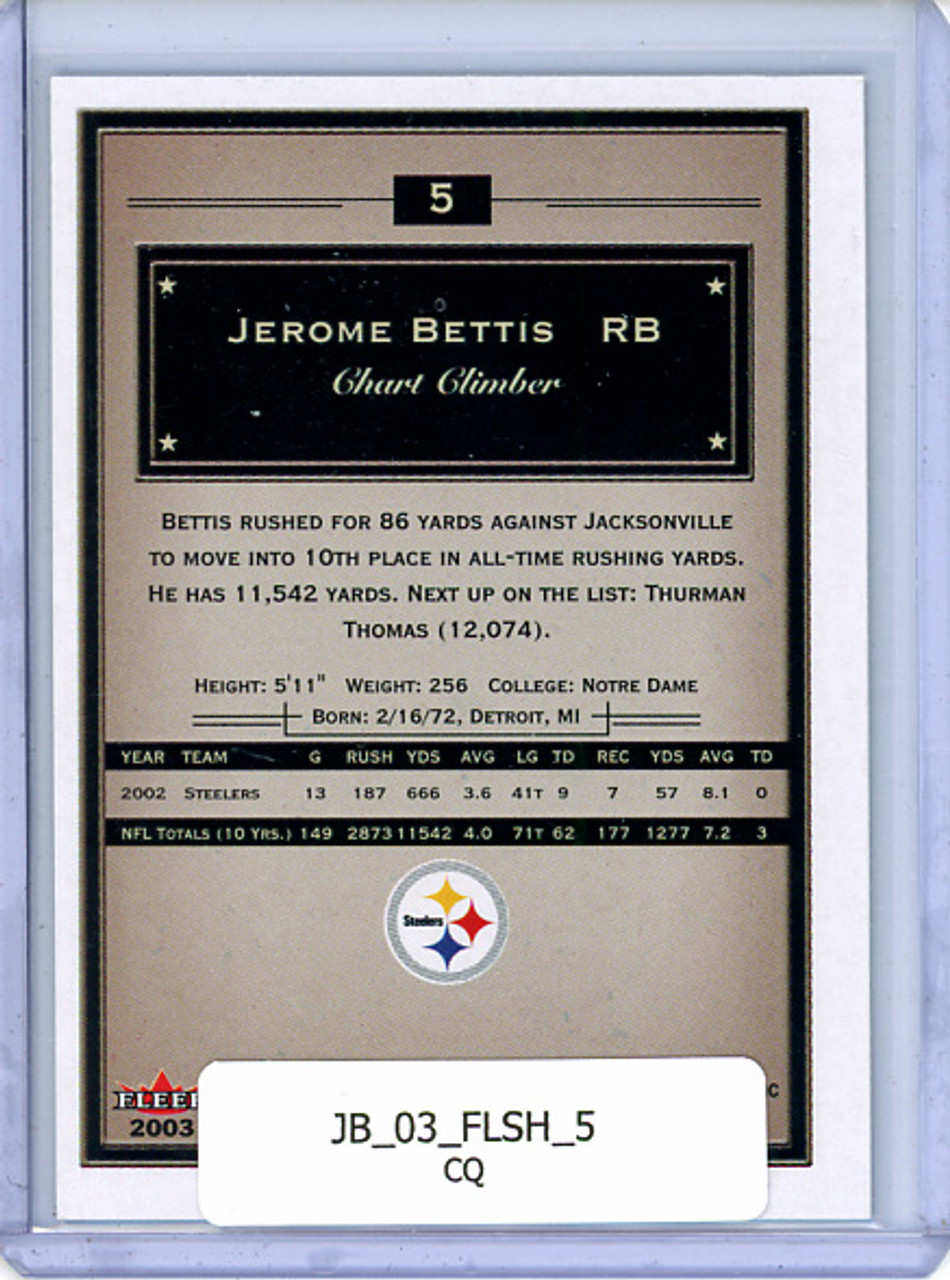 Jerome Bettis 2003 Showcase #5 (CQ)