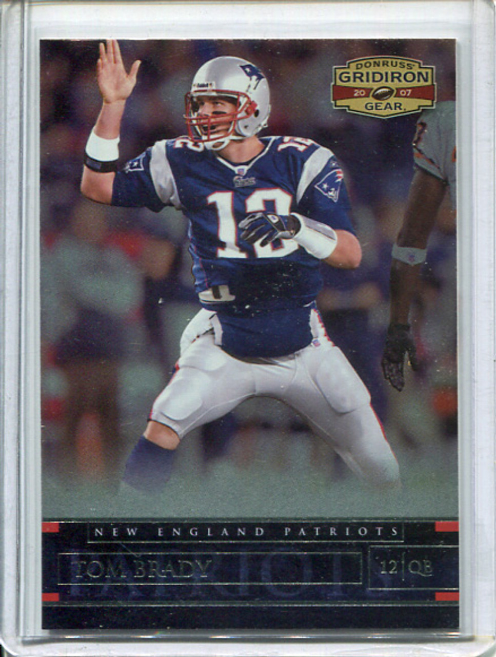 Tom Brady 2007 Donruss Gridiron Gear #57