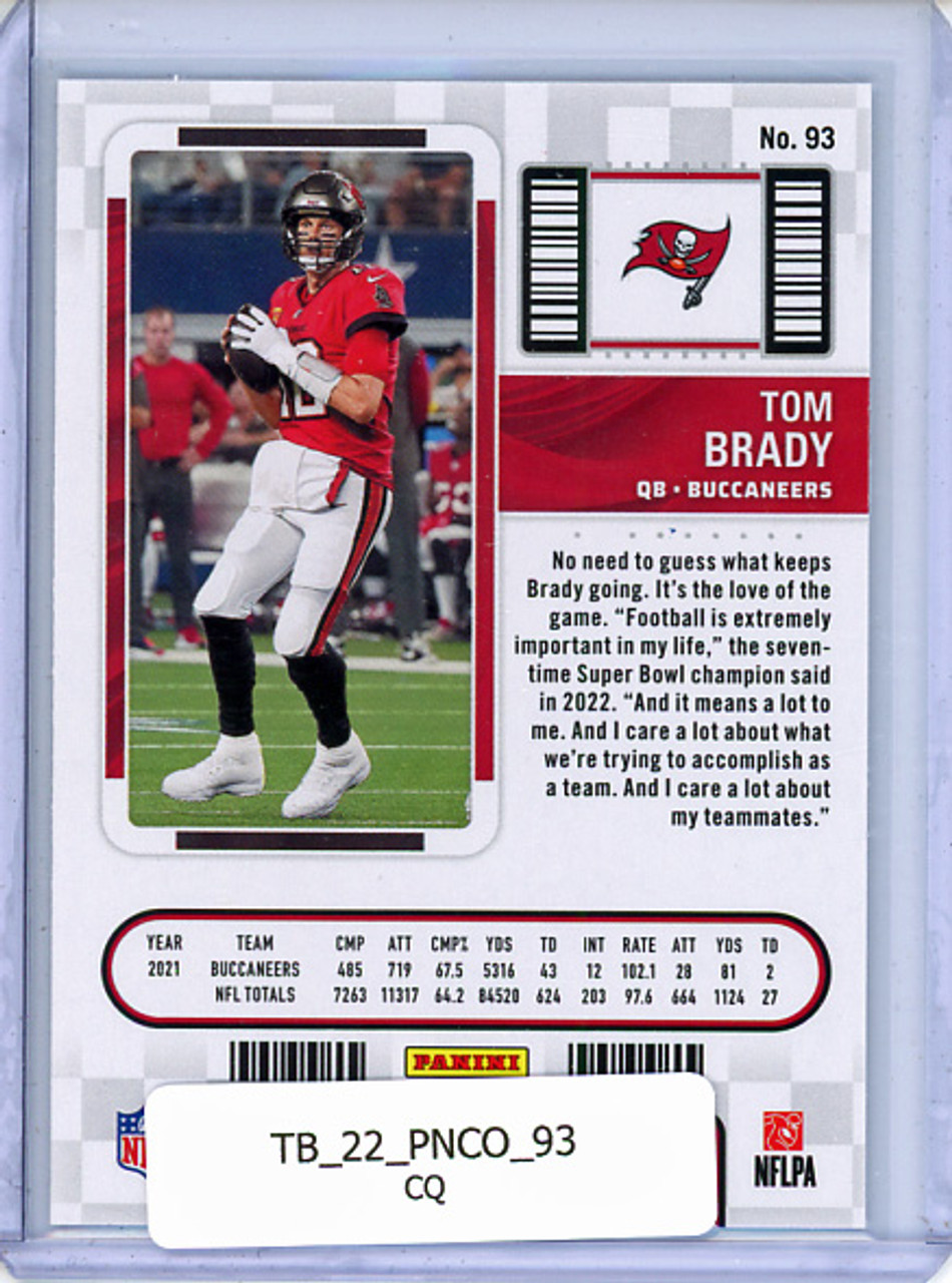 Tom Brady 2022 Contenders #93 (CQ)