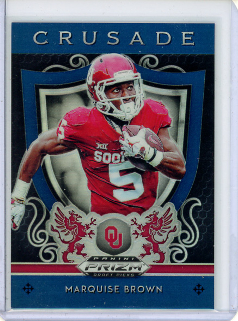 Marquise Brown 2019 Prizm Draft Picks, Crusade #2 Blue (CQ)