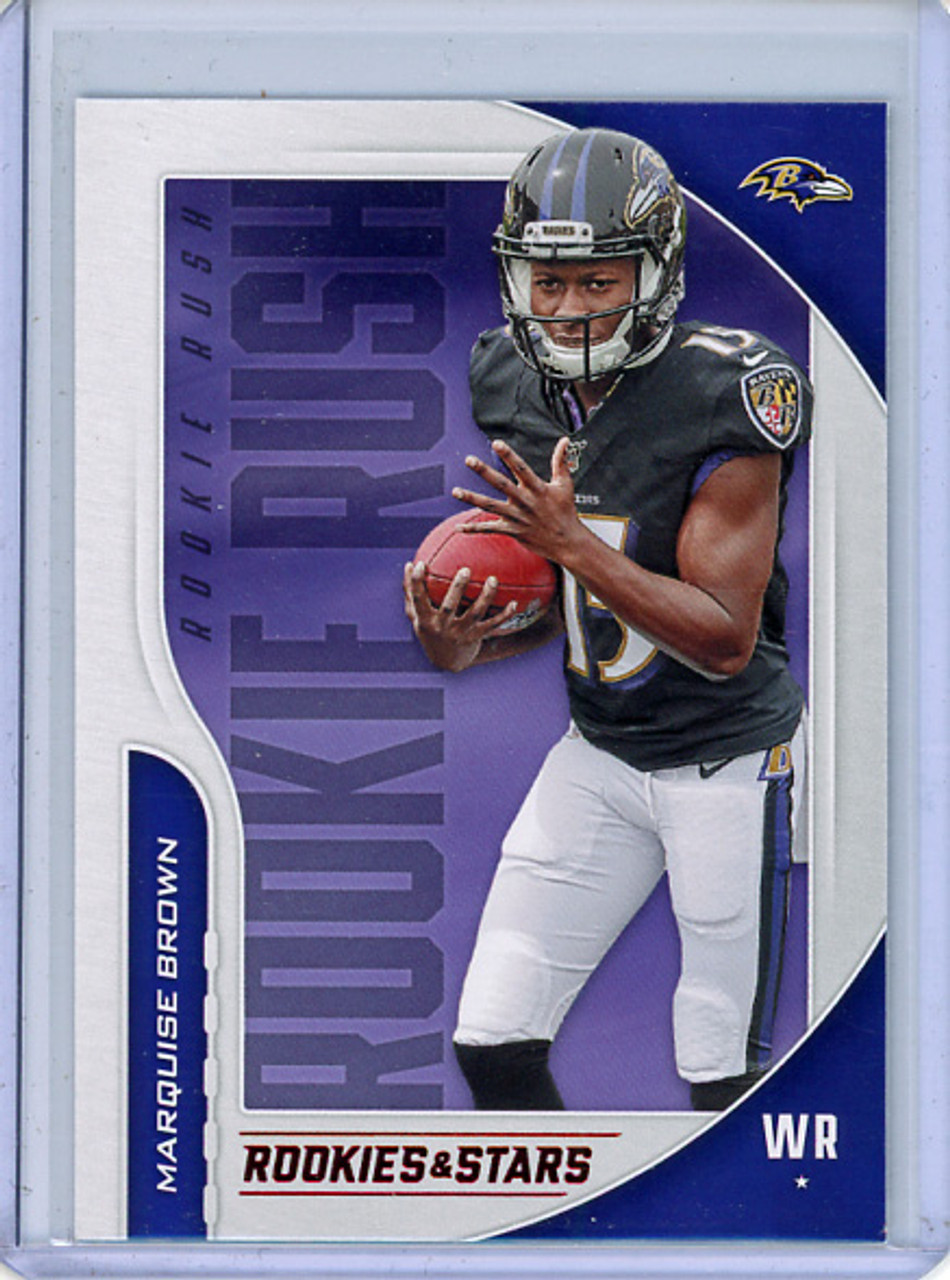 Marquise Brown 2019 Rookies & Stars, Rookie Rush #RR-MB (CQ)