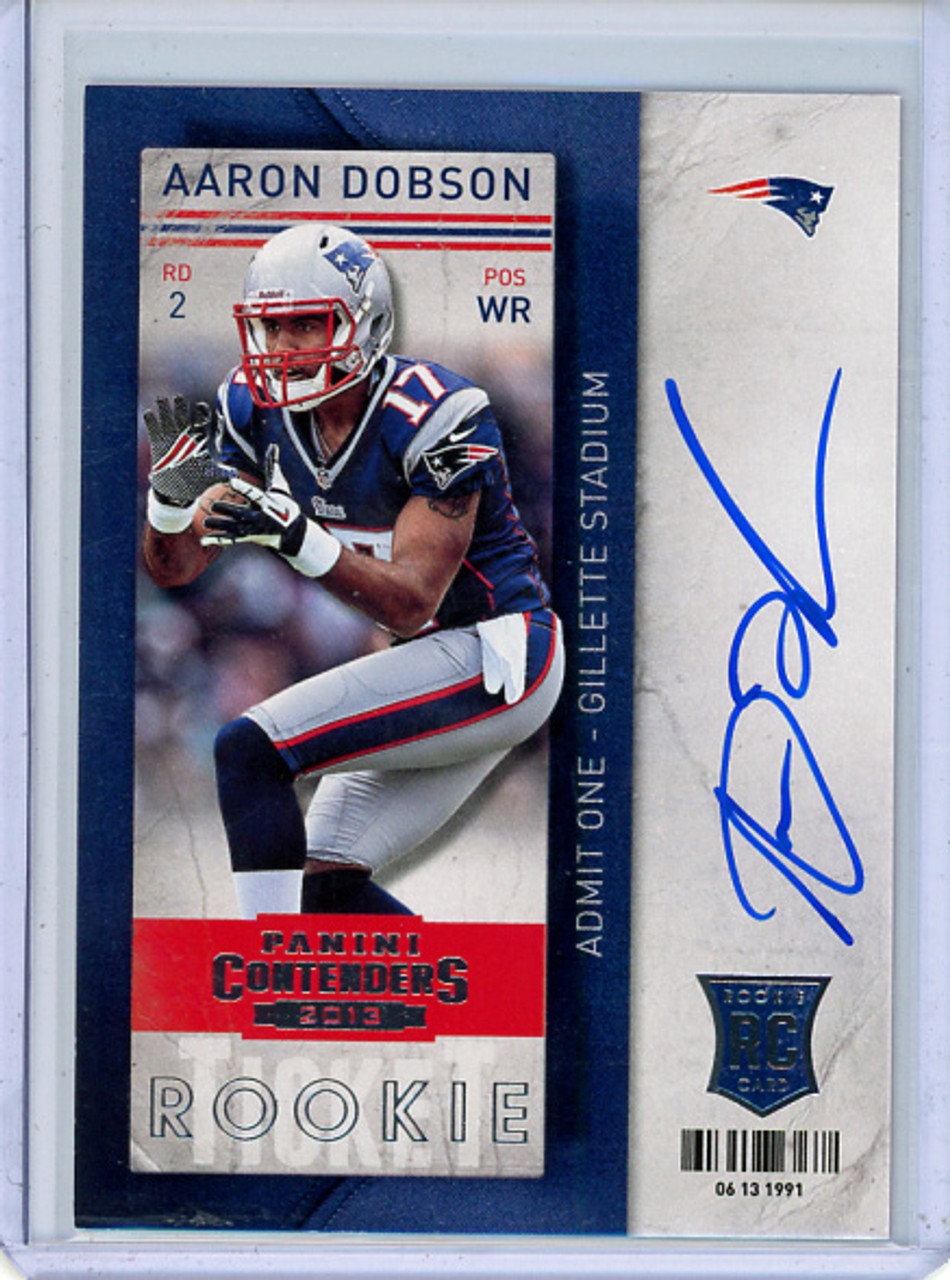 Aaron Dobson 2013 Contenders #201 SP Rookie Autographs (1) (CQ)