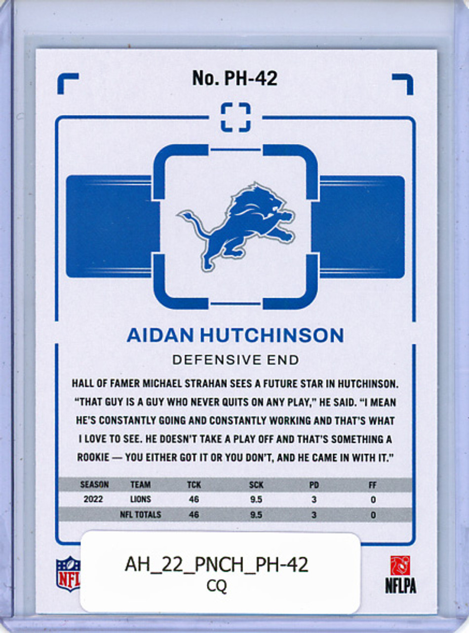 Aidan Hutchinson 2022 Chronicles, Photogenic #PH-42 (CQ)