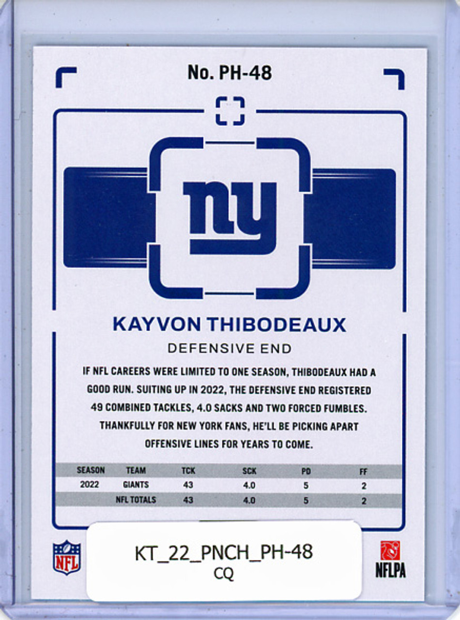 Kayvon Thibodeaux 2022 Chronicles, Photogenic #PH-48 (CQ)