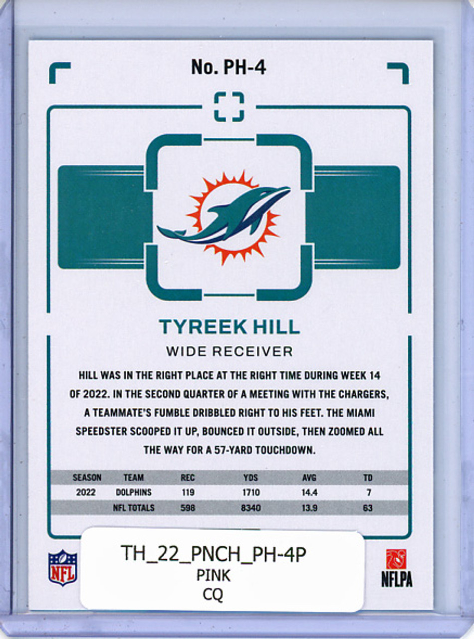 Tyreek Hill 2022 Chronicles, Photogenic #PH-4 Pink (CQ)