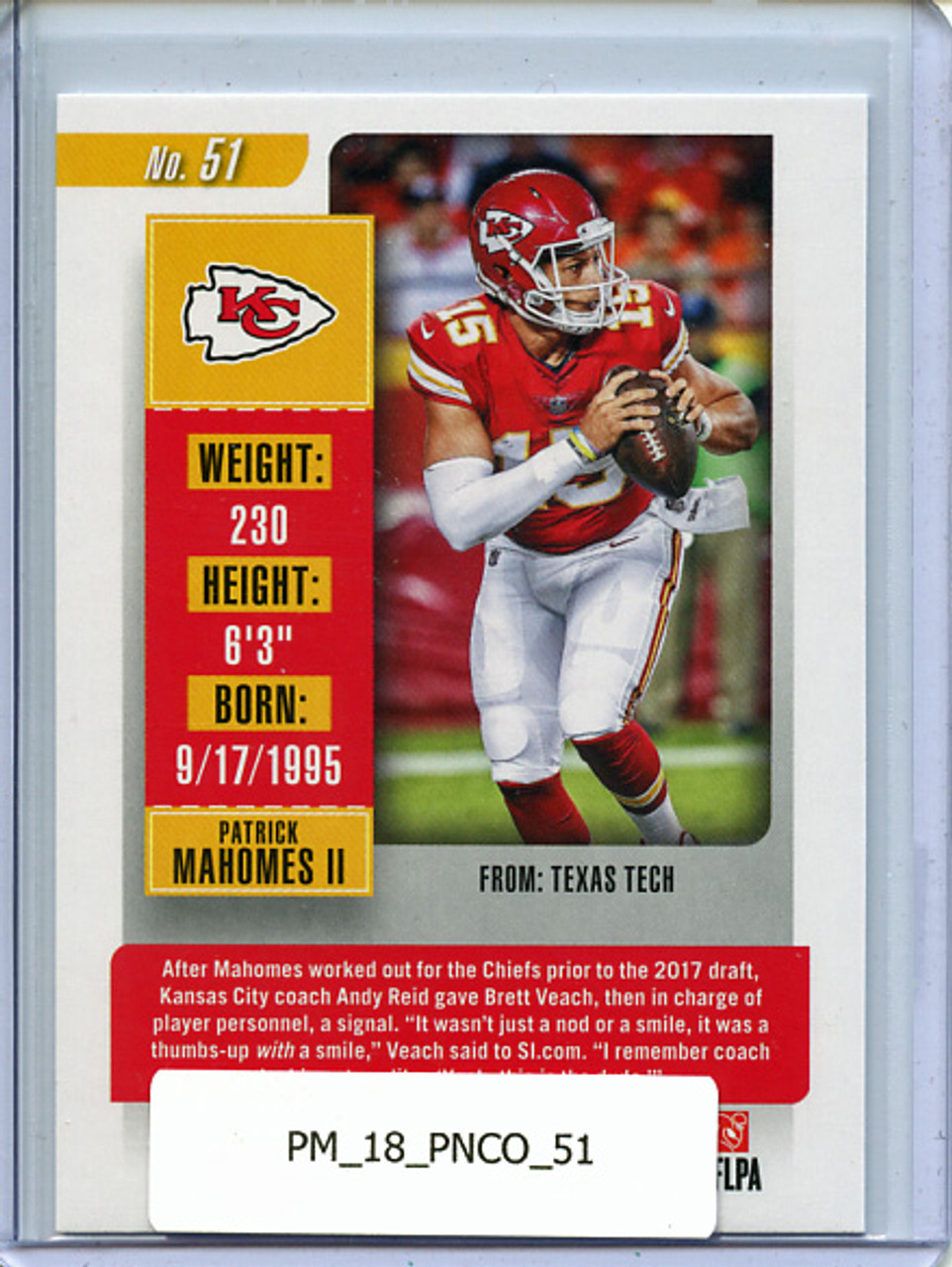 Patrick Mahomes II 2018 Contenders #51