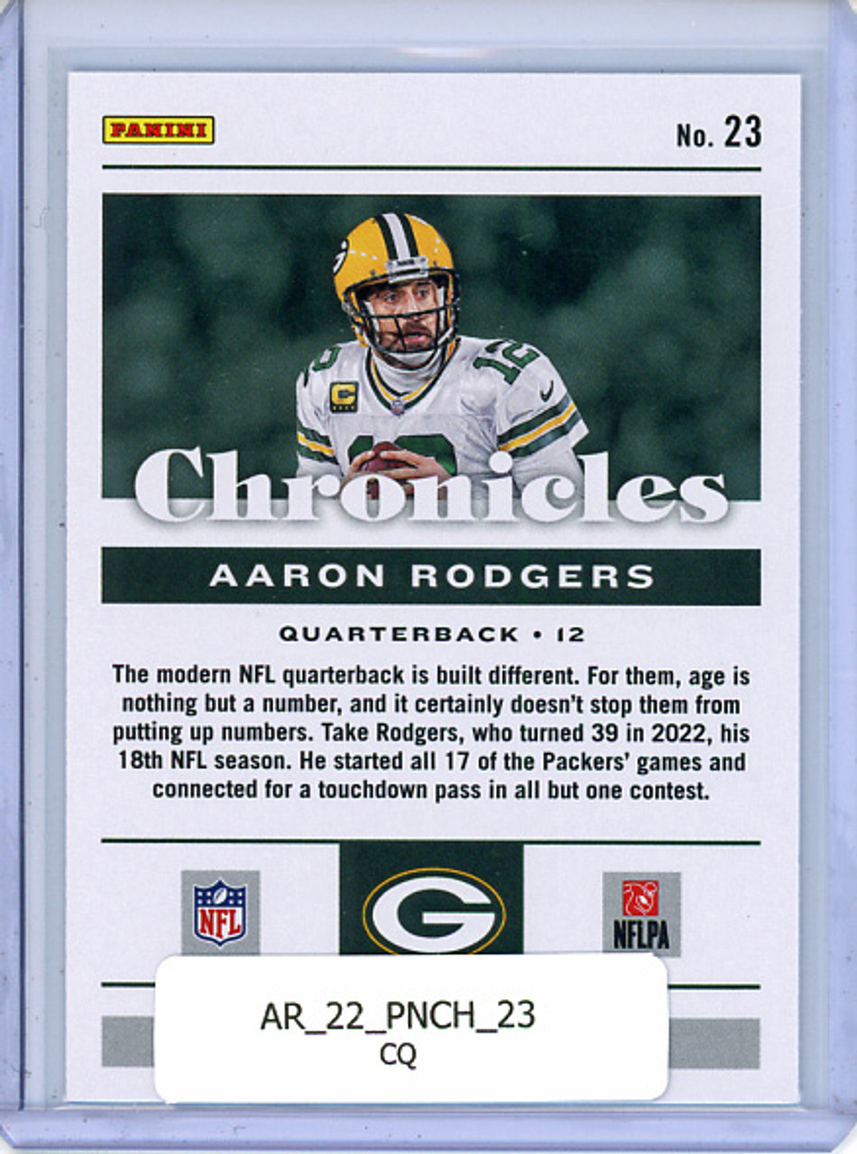 Aaron Rodgers 2022 Chronicles #23 (CQ)