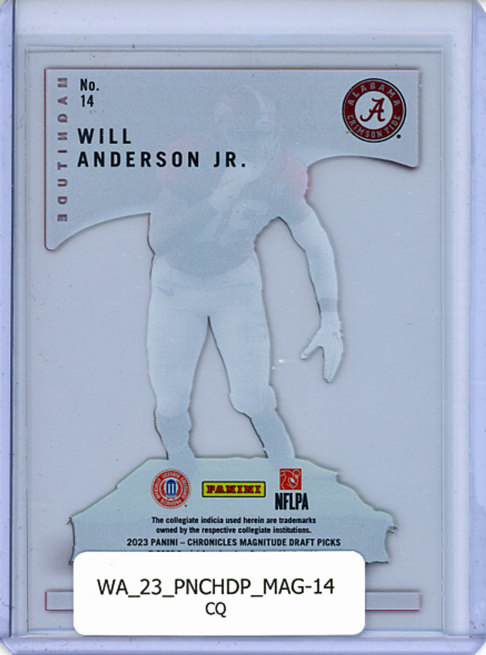 Will Anderson Jr. 2023 Chronicles Draft Picks, Magnitude #14 (CQ)