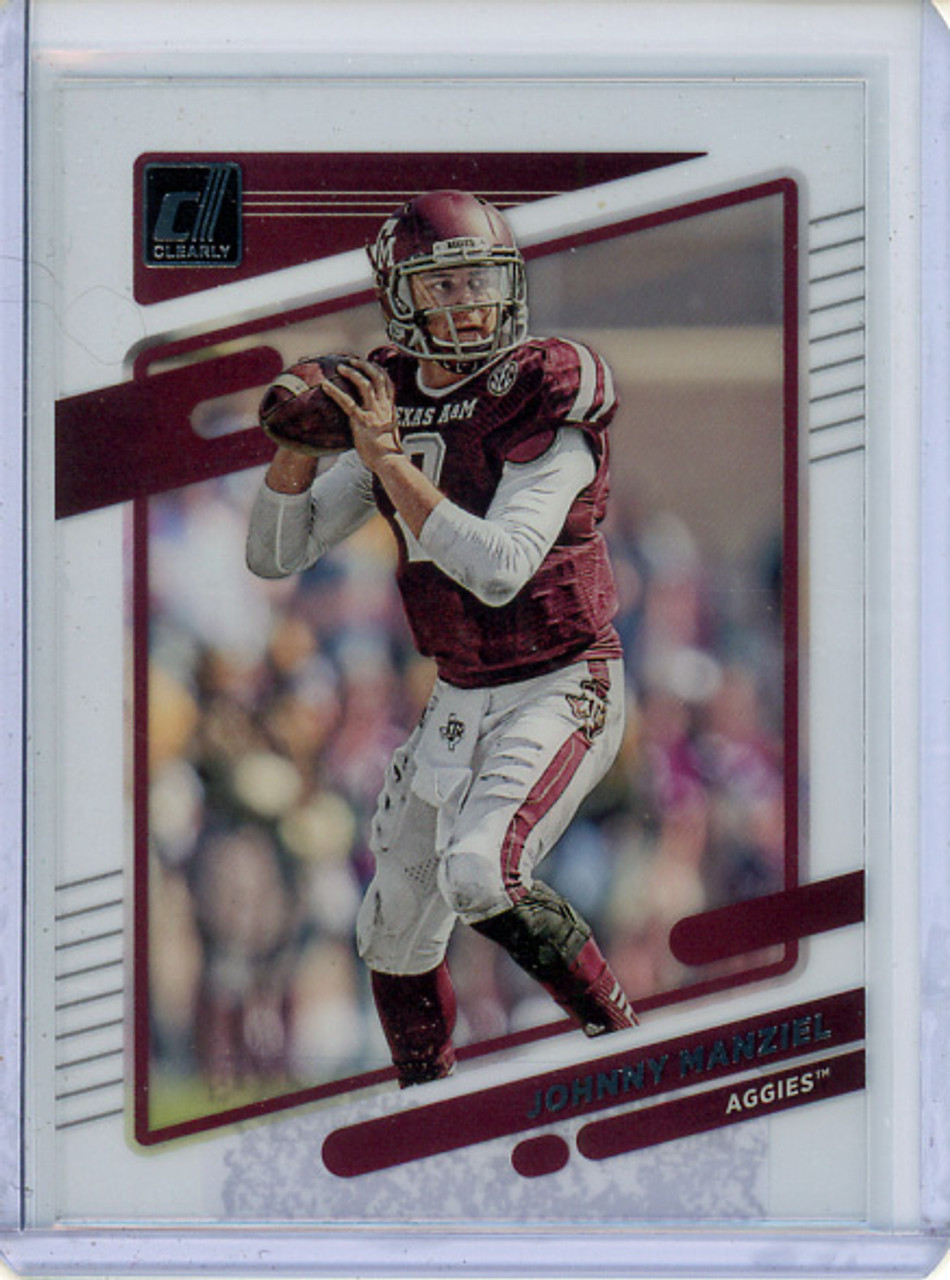 Johnny Manziel 2023 Chronicles Draft Picks, Clearly Donruss #13 (CQ)