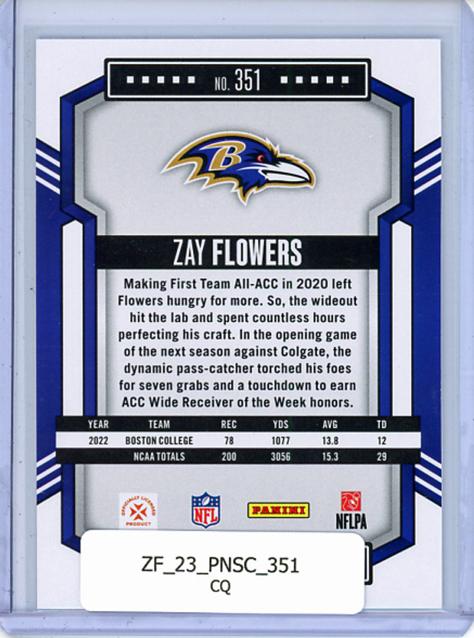 Zay Flowers 2023 Score #351 (CQ)
