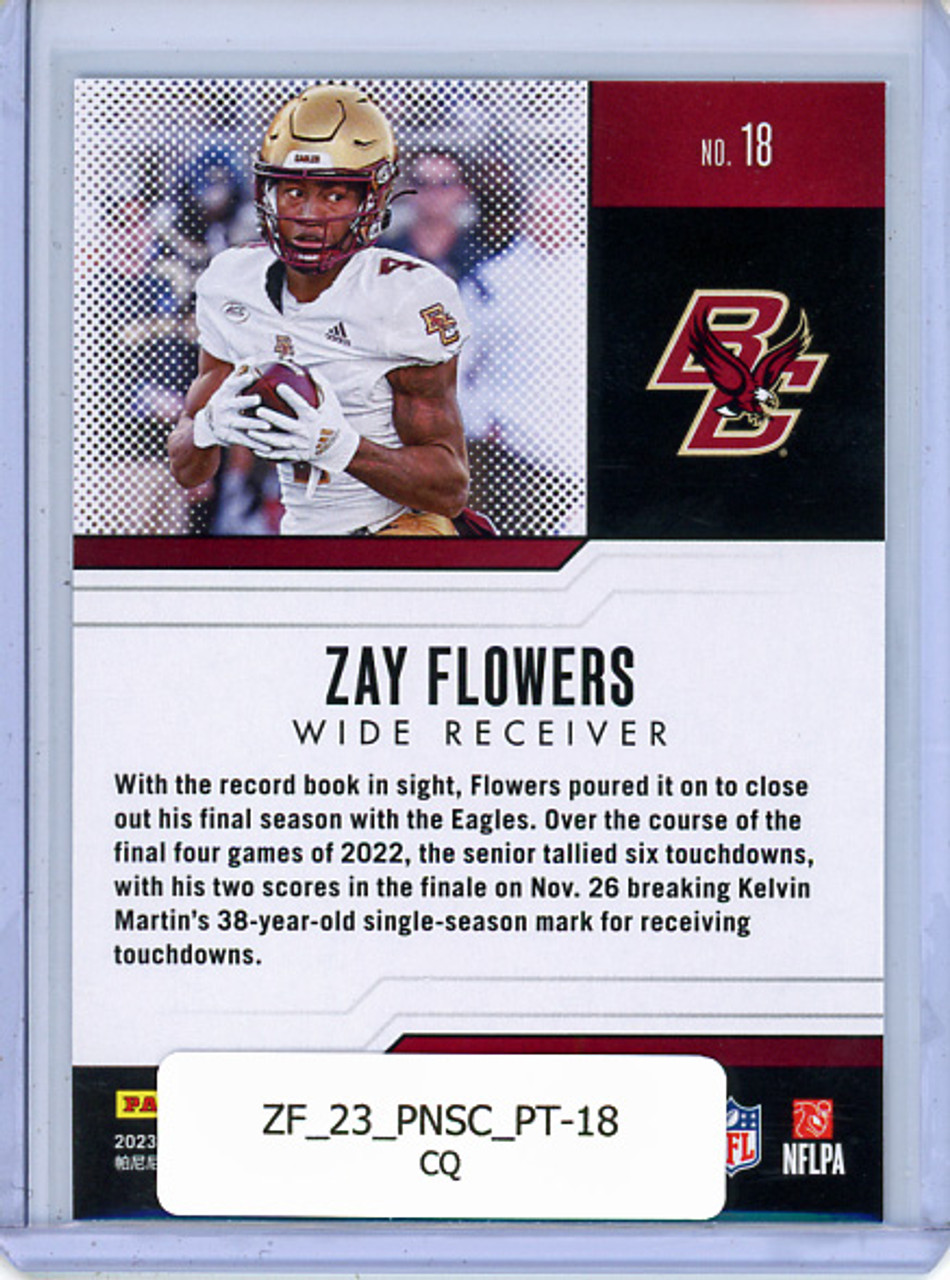 Zay Flowers 2023 Score, PROtential #18 (CQ)