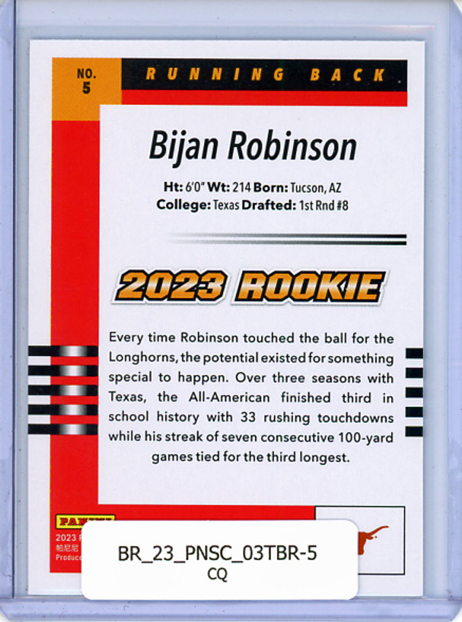 Bijan Robinson 2023 Score, 2003 Throwback Rookies #5 (CQ)