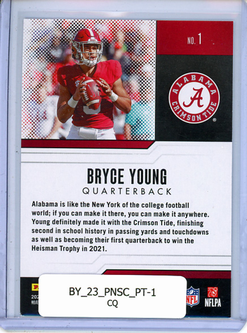 Bryce Young 2023 Score, 2003 Throwback Rookies #1 (CQ)