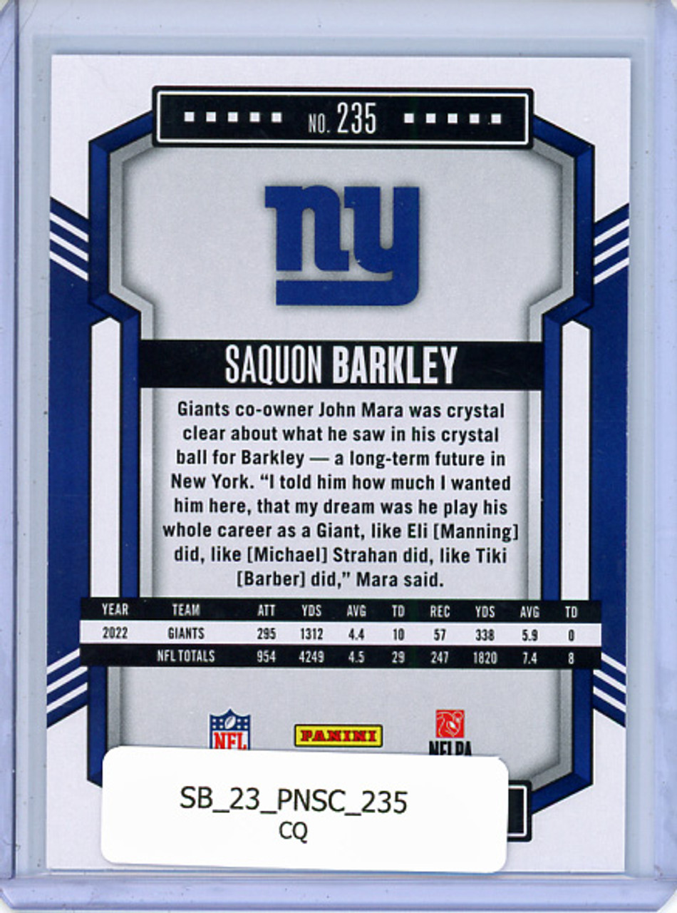 Saquon Barkley 2023 Score #235 (CQ)