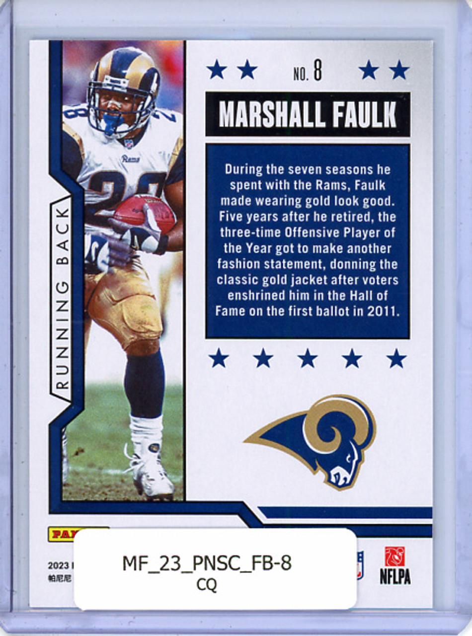 Marshall Faulk 2023 Score, First Ballot #8 (CQ)
