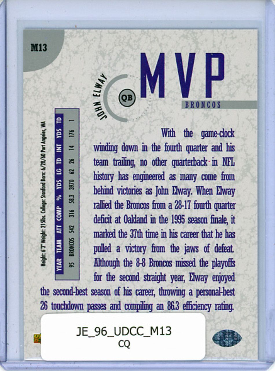 John Elway 1996 Collector's Choice, MVPs #M13 (CQ)