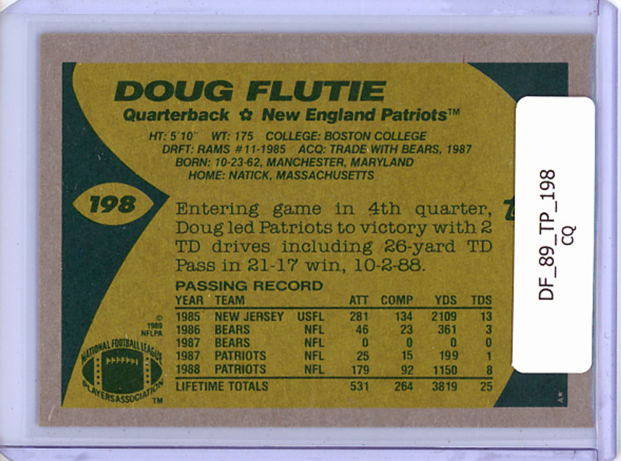 Doug Flutie 1989 Topps #198 (CQ)