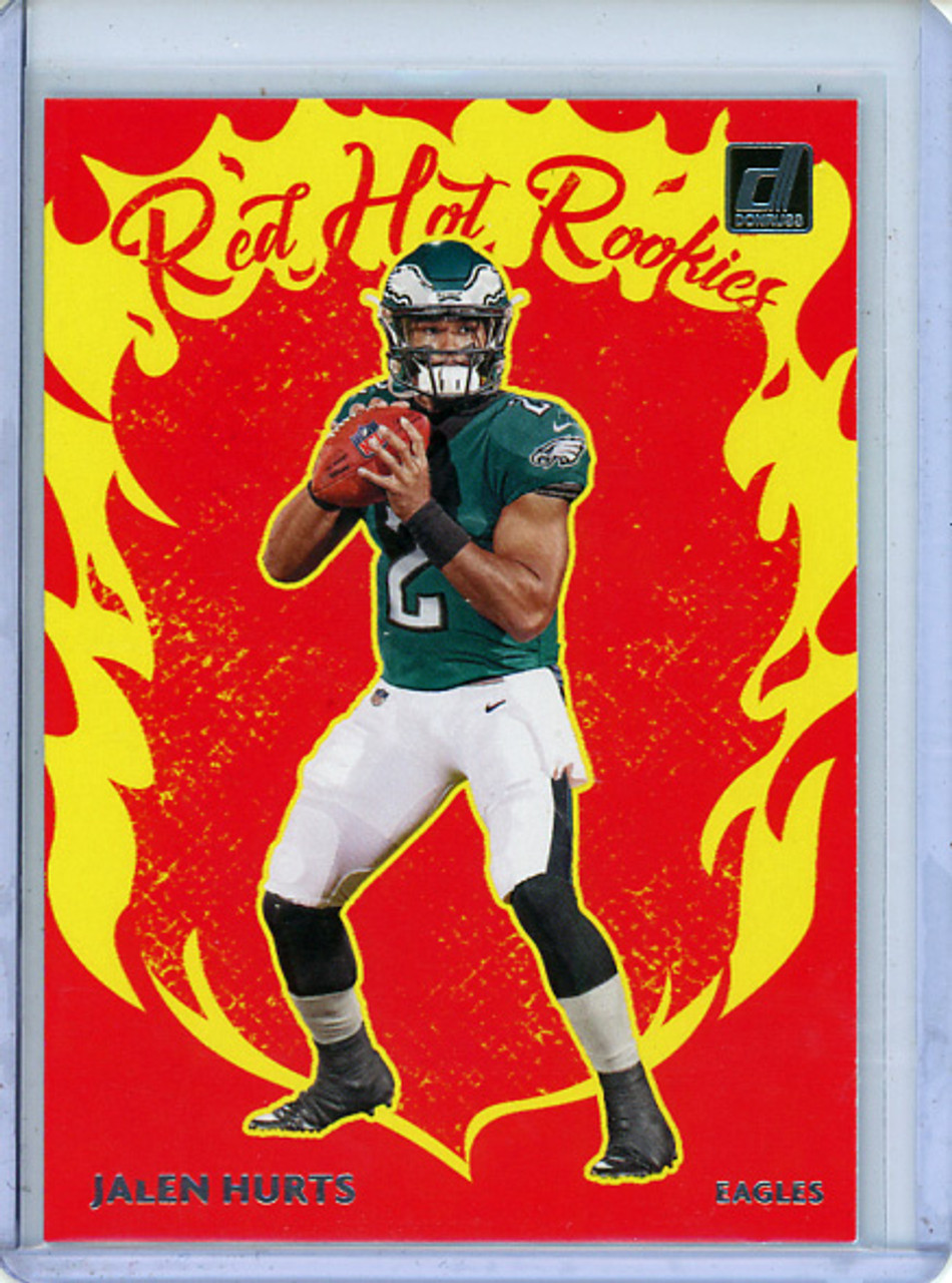 Jalen Hurts 2020 Donruss, Red Hot Rookies #RH-JH (CQ)