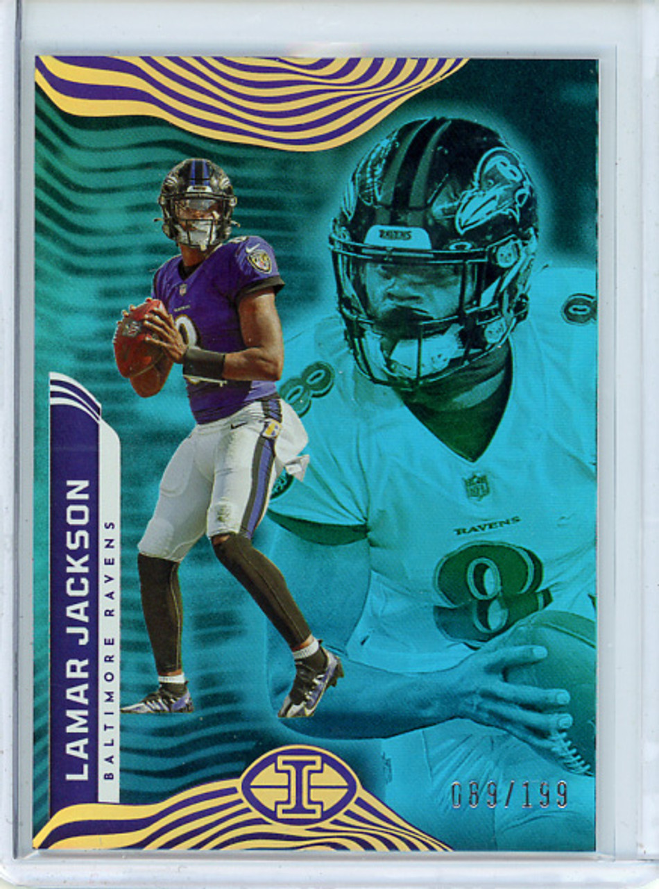 Lamar Jackson 2022 Illusions #7 Light Blue (#089/199) (CQ)