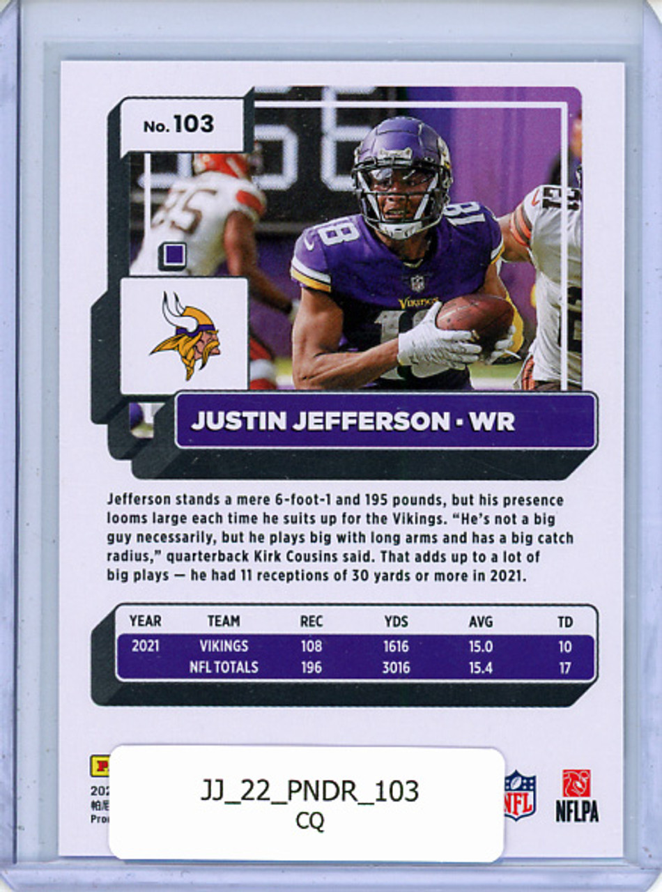 Justin Jefferson 2022 Donruss #103 (CQ)