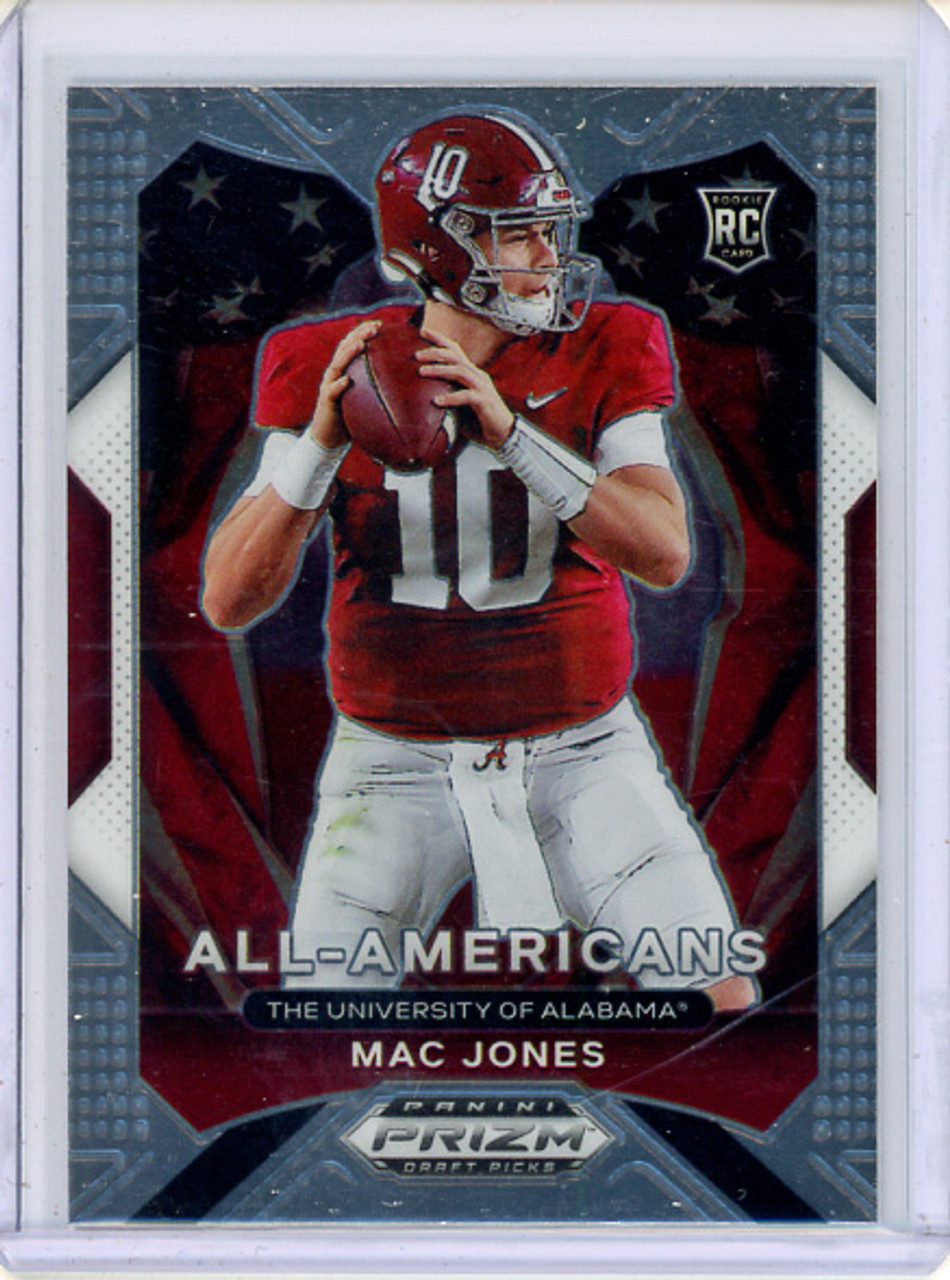 Mac Jones 2021 Prizm Draft Picks #183 All-Americans (CQ)