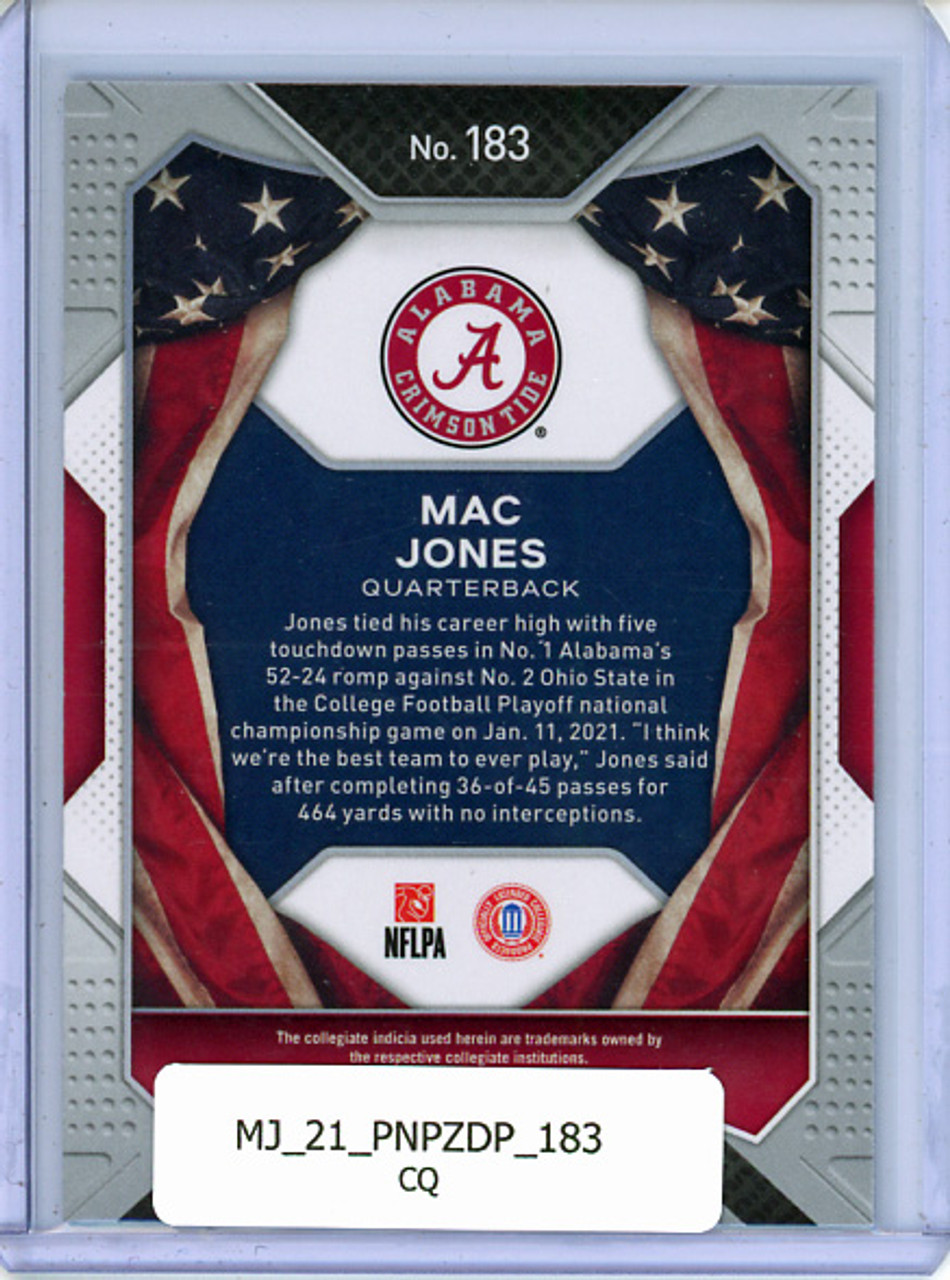 Mac Jones 2021 Prizm Draft Picks #183 All-Americans (CQ)