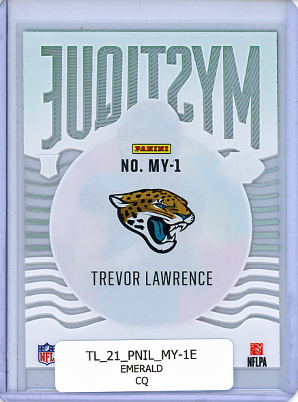 Trevor Lawrence 2021 Illusions, Mystique #MY-1 Emerald (CQ)