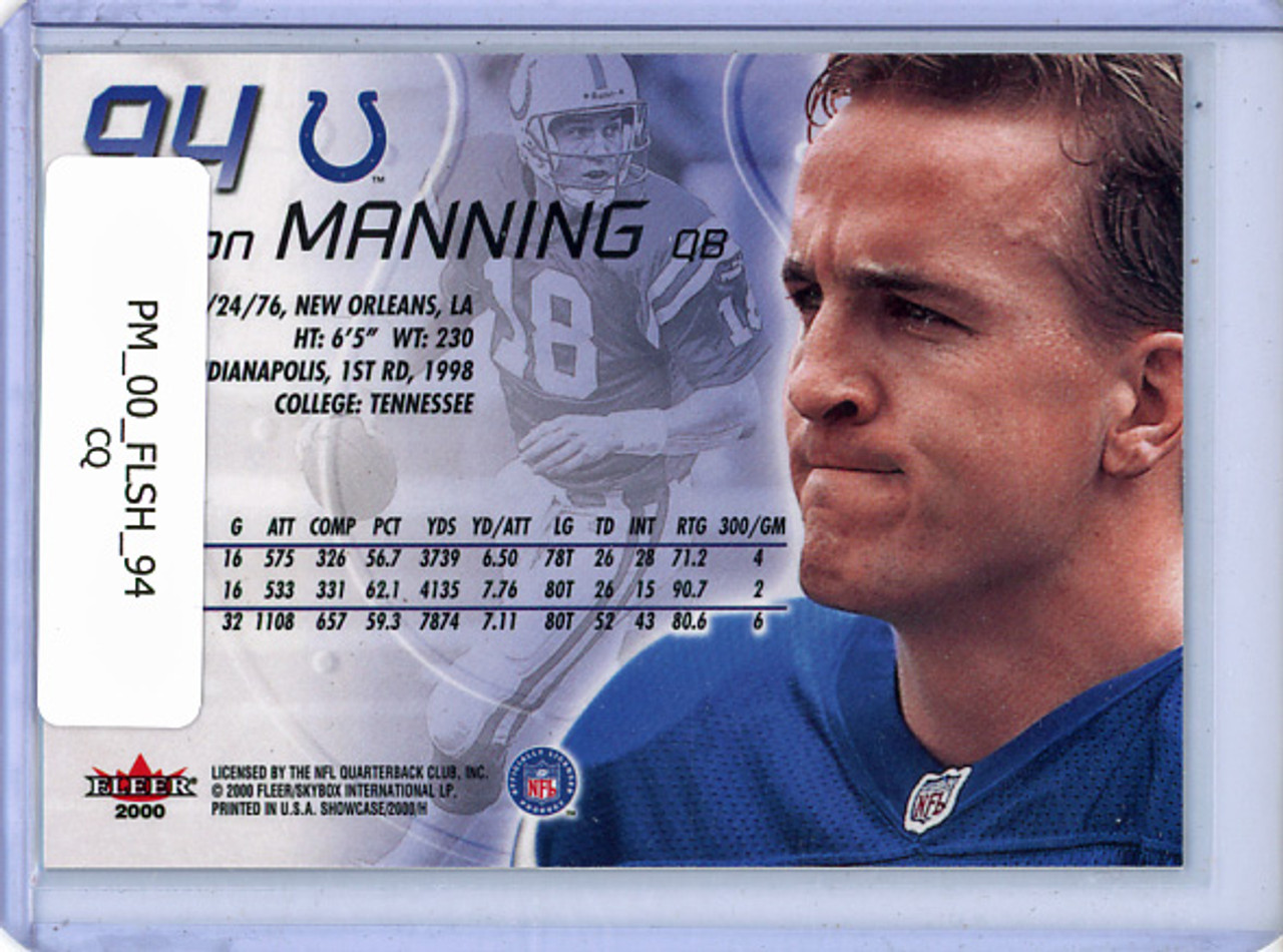 Peyton Manning 2000 Showcase #94 (CQ)