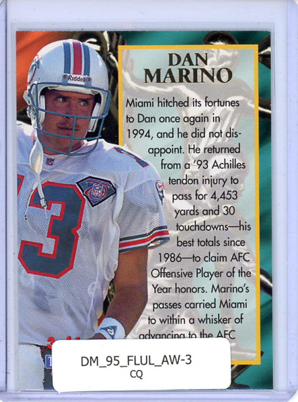 Dan Marino 1995 Ultra, Award Winners #3 (CQ)
