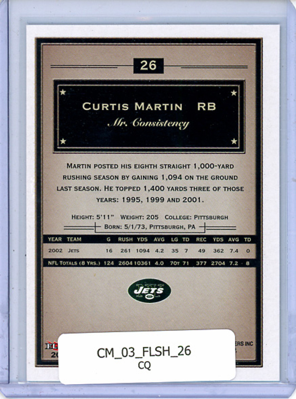 Curtis Martin 2003 Showcase #26 (CQ)