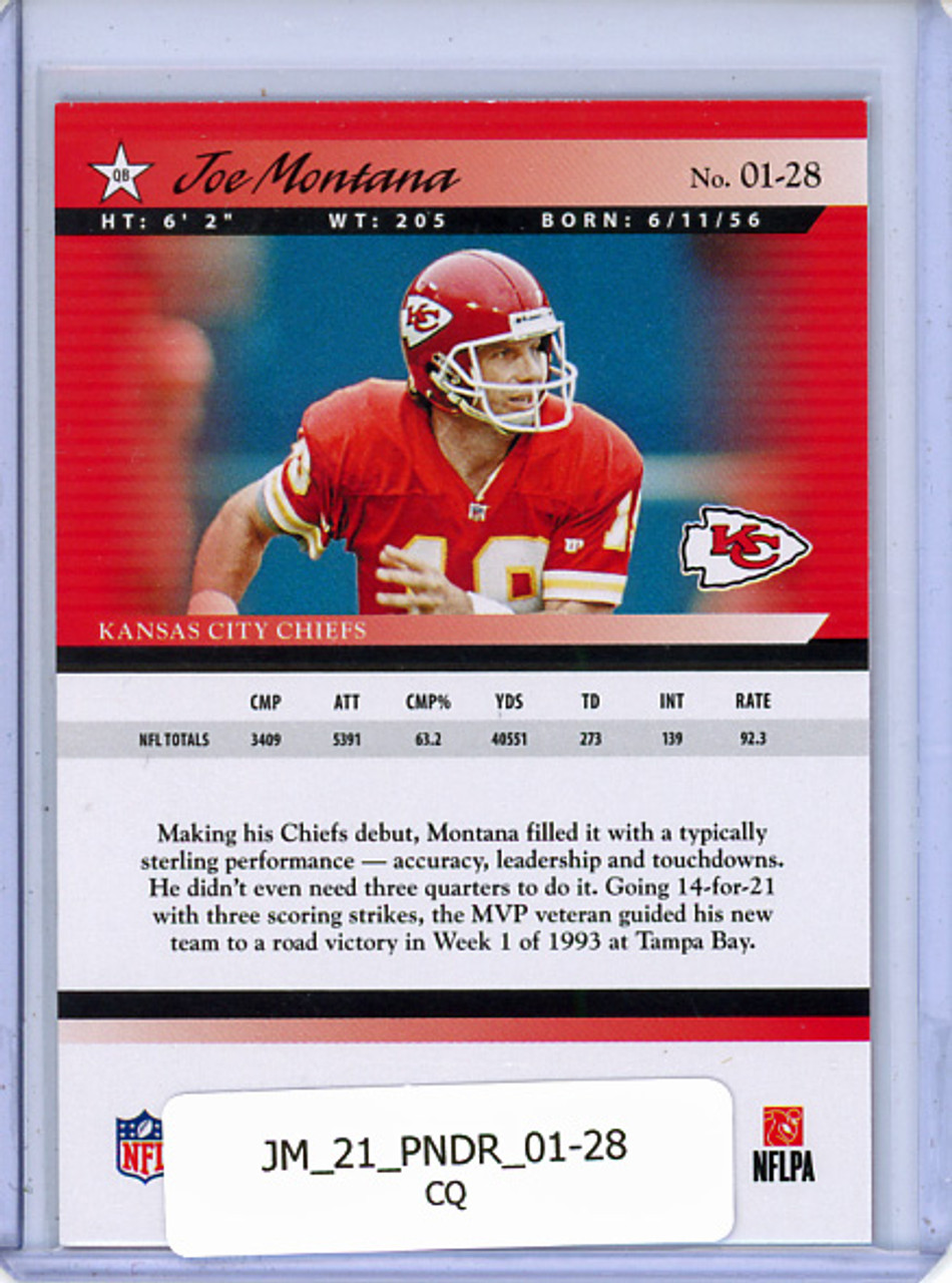 Joe Montana 2021 Donruss, Retro 2001 #01-28 (CQ)