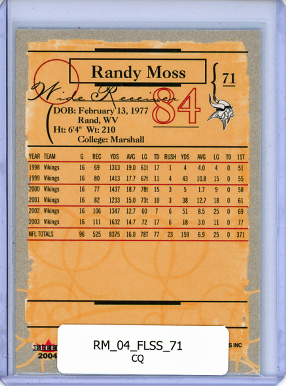 Randy Moss 2004 Sweet Sigs #71 (CQ)