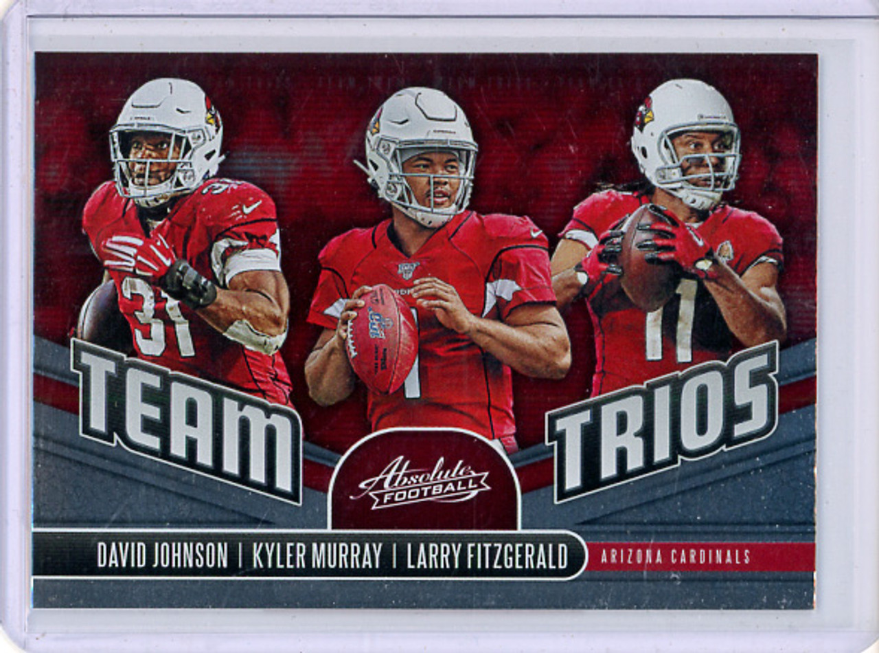 Kyler Murray, David Johnson, Larry Fitzgerald 2019 Absolute, Team Trios #TT-AC (CQ)