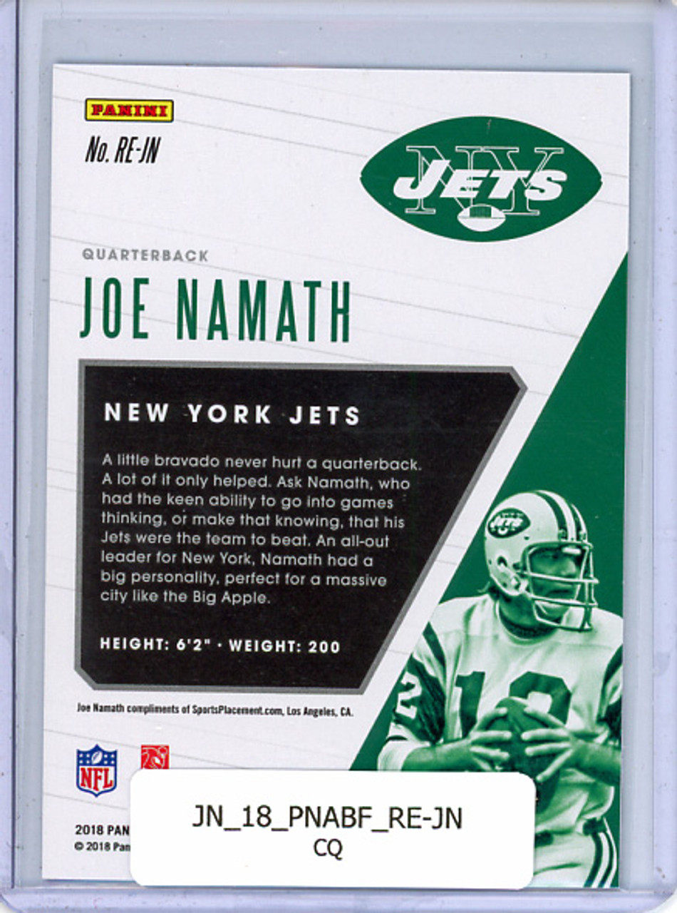 Joe Namath 2018 Absolute, Revolutionaries #RE-JN (CQ)