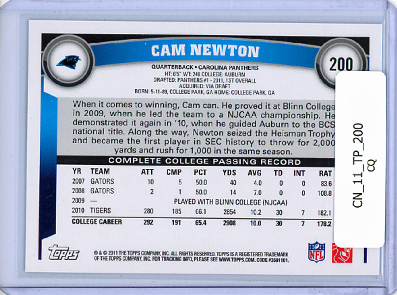 Cam Newton 2011 Topps #200 (CQ)