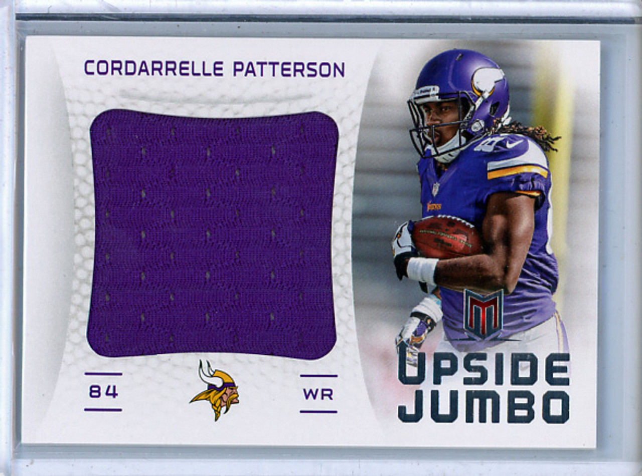 Cordarrelle Patterson 2013 Momentum, Upside Jumbo Jerseys #4 (#010/299) (CQ)