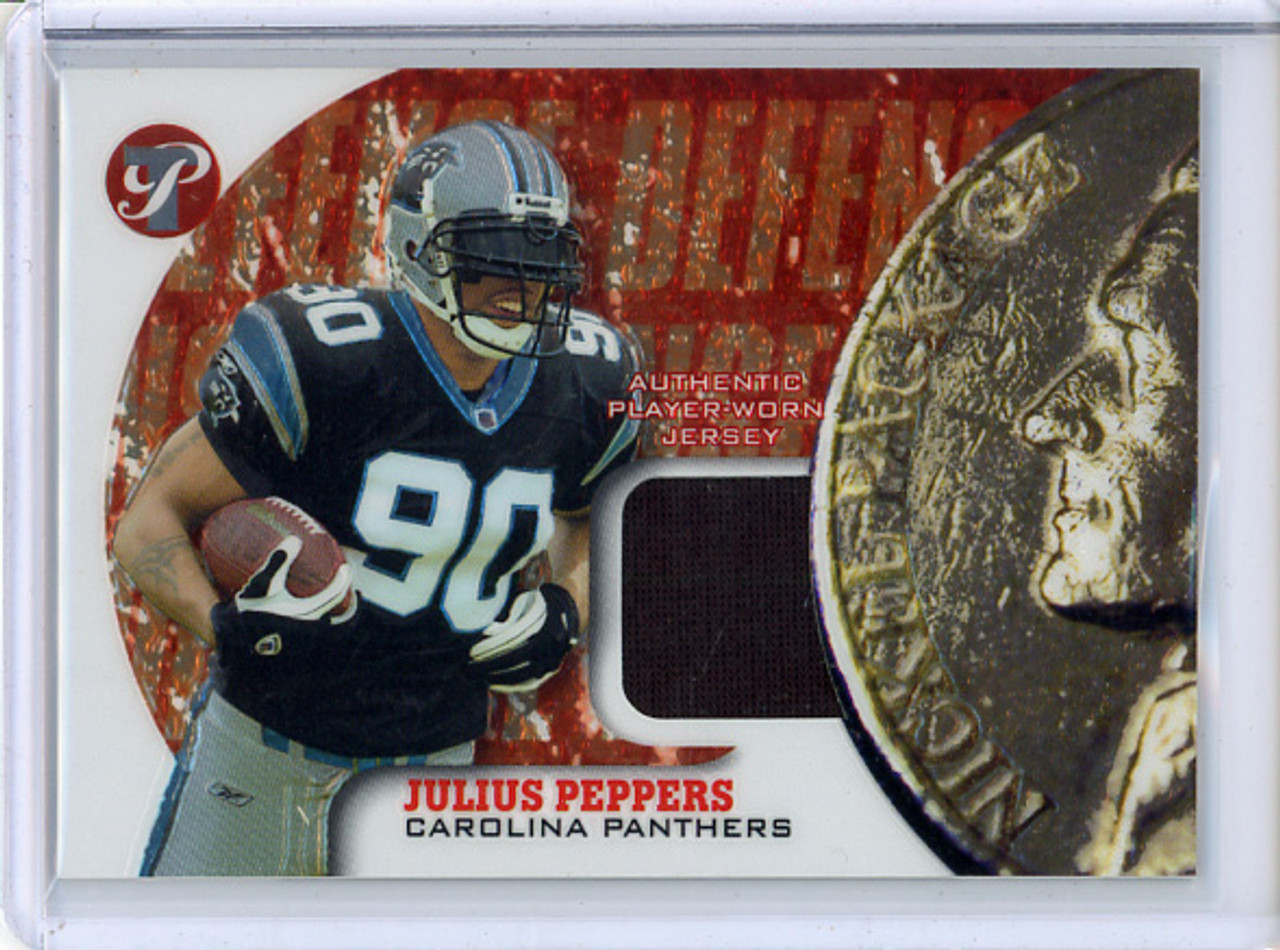 Julius Peppers 2002 Pristine, Nickel Package Jerseys #NP-JP (1) (CQ)