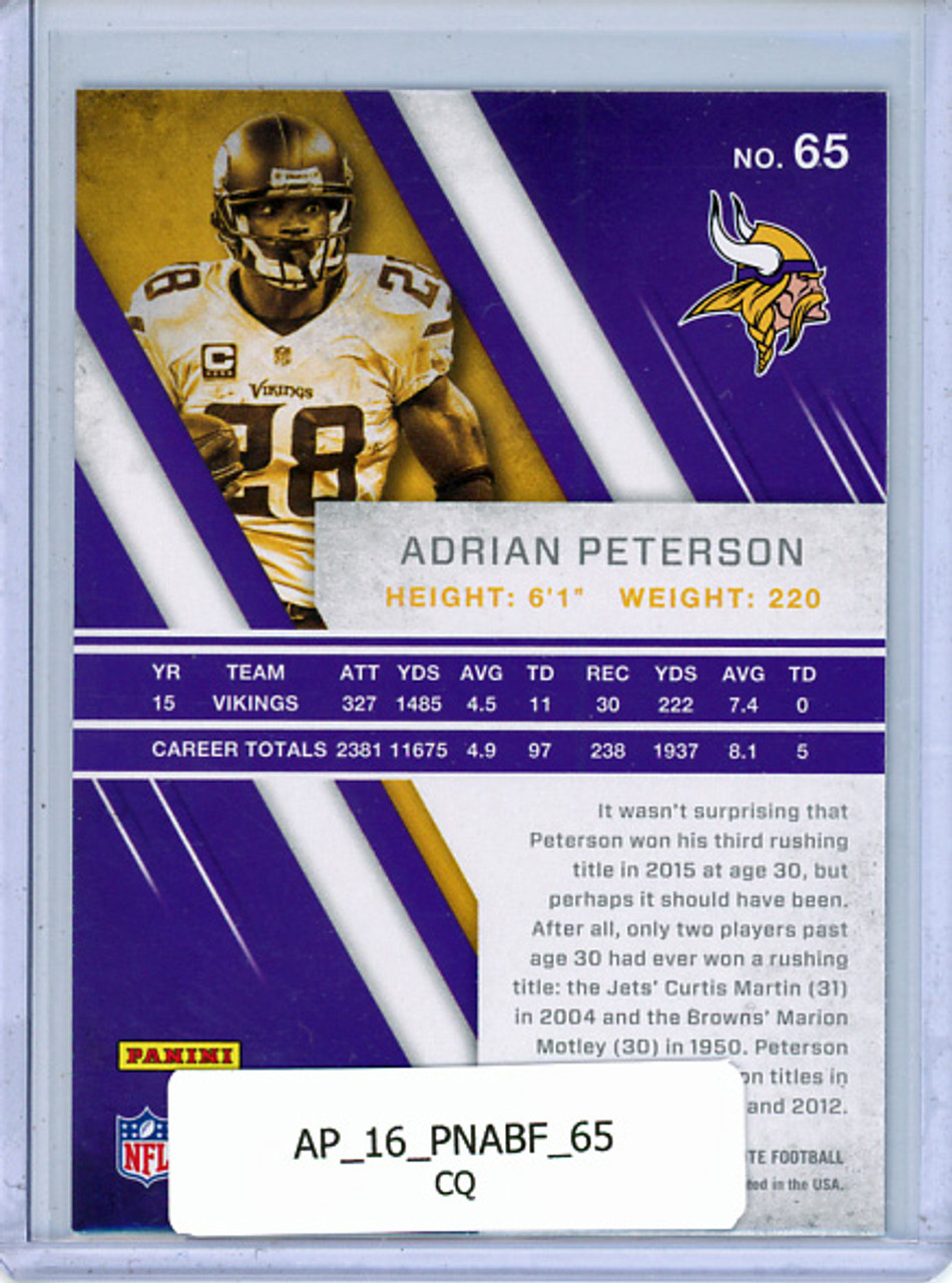 Adrian Peterson 2016 Absolute #65 (CQ)